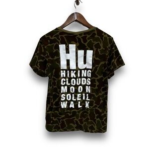 Adidas x Pharrell Williams Women's Double Sided Logo Camo T Shirt Size Small
